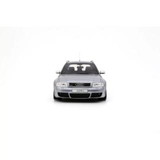 Audi RS 4 (B5) Avant \"stanced\" Avus Silver 2025  OttO mobile Project Cars 1:18 Resinemodell (Türen, Motorhaube... nicht zu öffnen!)